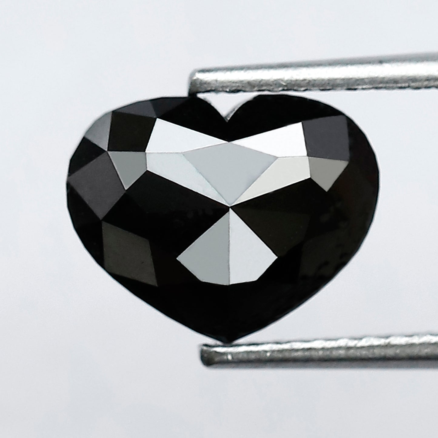 2.28 CT 7.80 MM Black Heart Shape Diamond Loose AAA Quality Black Diamonds Black Diamond Engagement Ring
