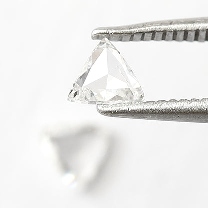 4 x 4 MM Loose Natural Pair Eye Clean SI Clarity Diamond 0.40 Ct FG Color Conflict Free Rose Cut Diamond Custom Made Wedding Jewelry