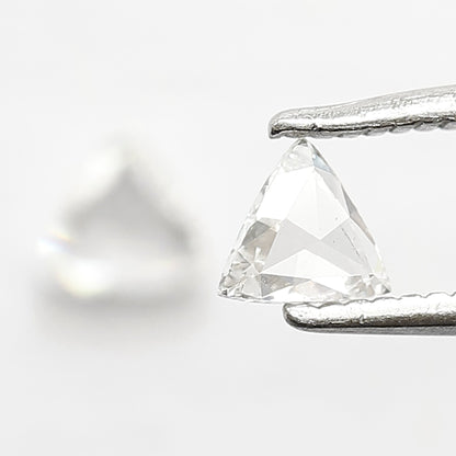 4 x 4 MM Loose Natural Pair Eye Clean SI Clarity Diamond 0.40 Ct FG Color Conflict Free Rose Cut Diamond Custom Made Wedding Jewelry