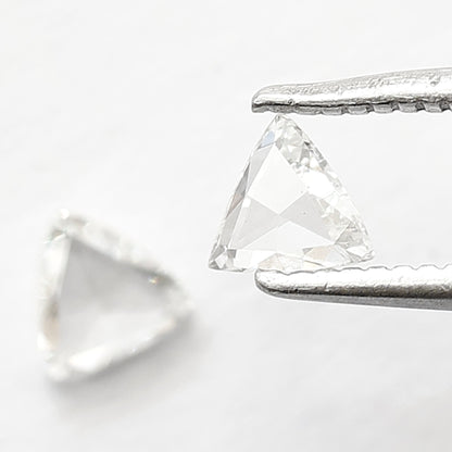 4 x 4 MM Loose Natural Pair Eye Clean SI Clarity Diamond 0.40 Ct FG Color Conflict Free Rose Cut Diamond Custom Made Wedding Jewelry