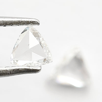 4 x 4 MM Loose Natural Pair Eye Clean SI Clarity Diamond 0.40 Ct FG Color Conflict Free Rose Cut Diamond Custom Made Wedding Jewelry