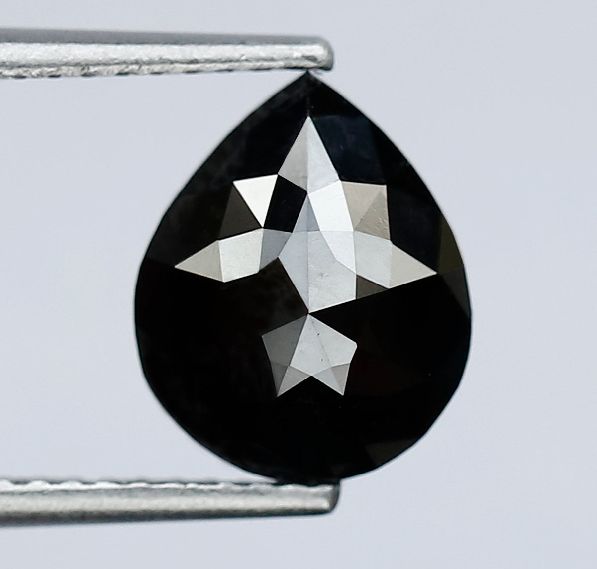 2.68 CT 9.70 MM Pear Shaped Black Diamonds Loose Diamond Pear Engagement Ring