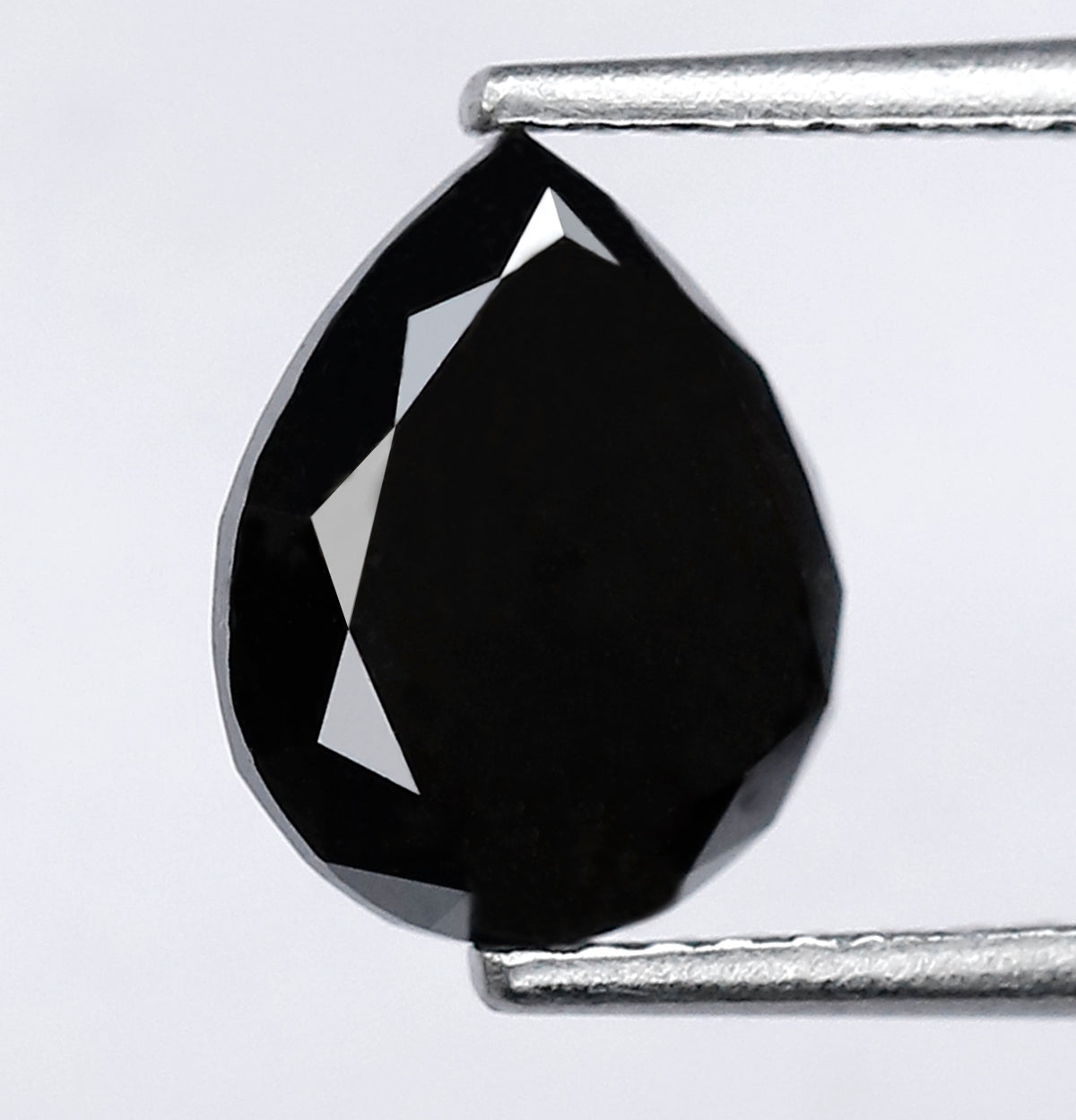 2.68 CT 9.70 MM Pear Shaped Black Diamonds Loose Diamond Pear Engagement Ring