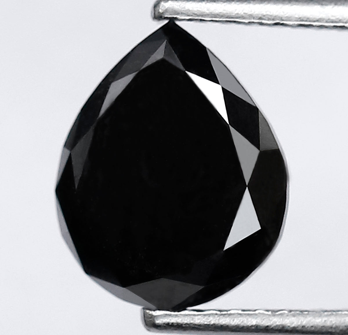 2.68 CT 9.70 MM Pear Shaped Black Diamonds Loose Diamond Pear Engagement Ring