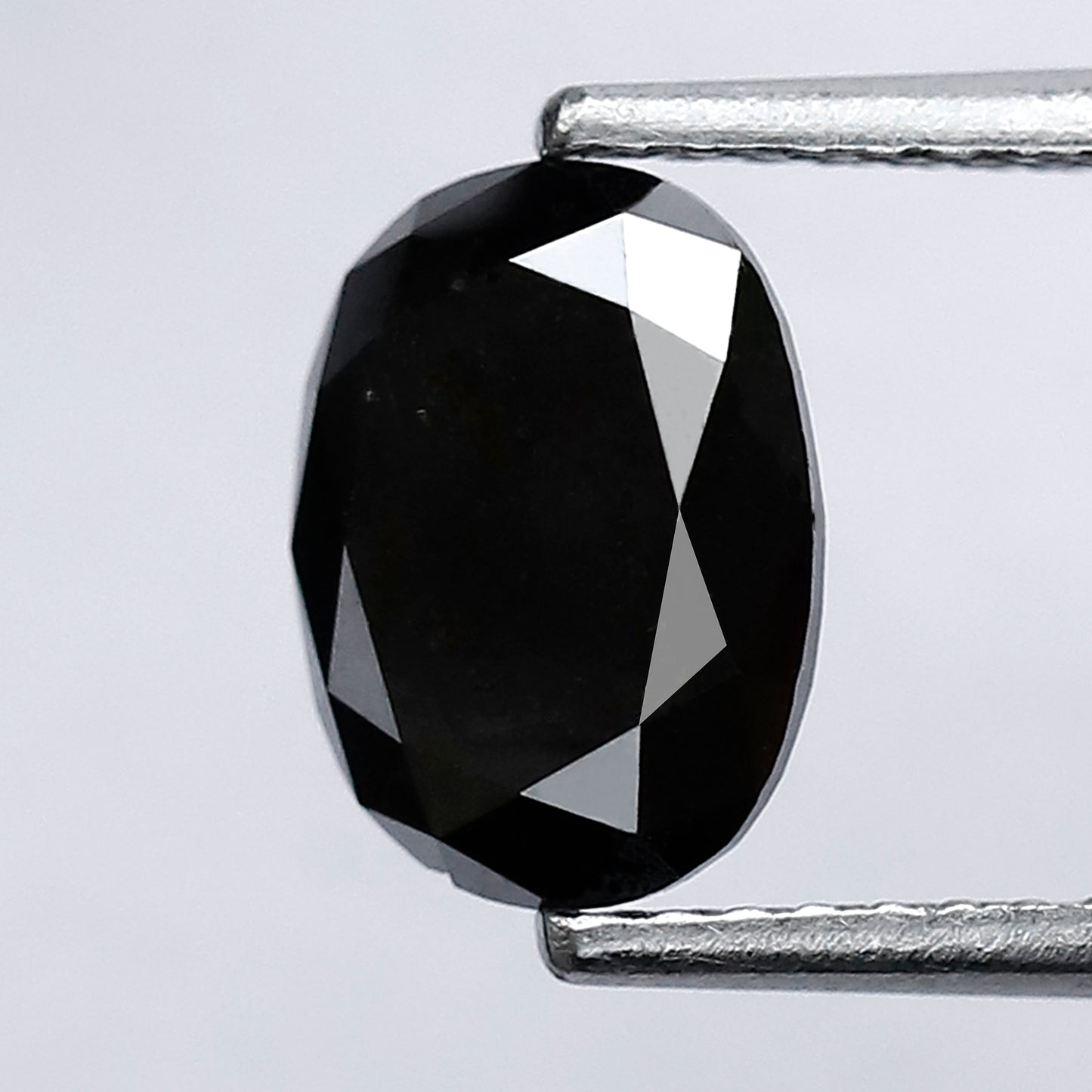 1.85 CT 8.40 MM Black Oval Shape Diamond Loose Diamond AAA Quality Diamond oval Black Diamonds