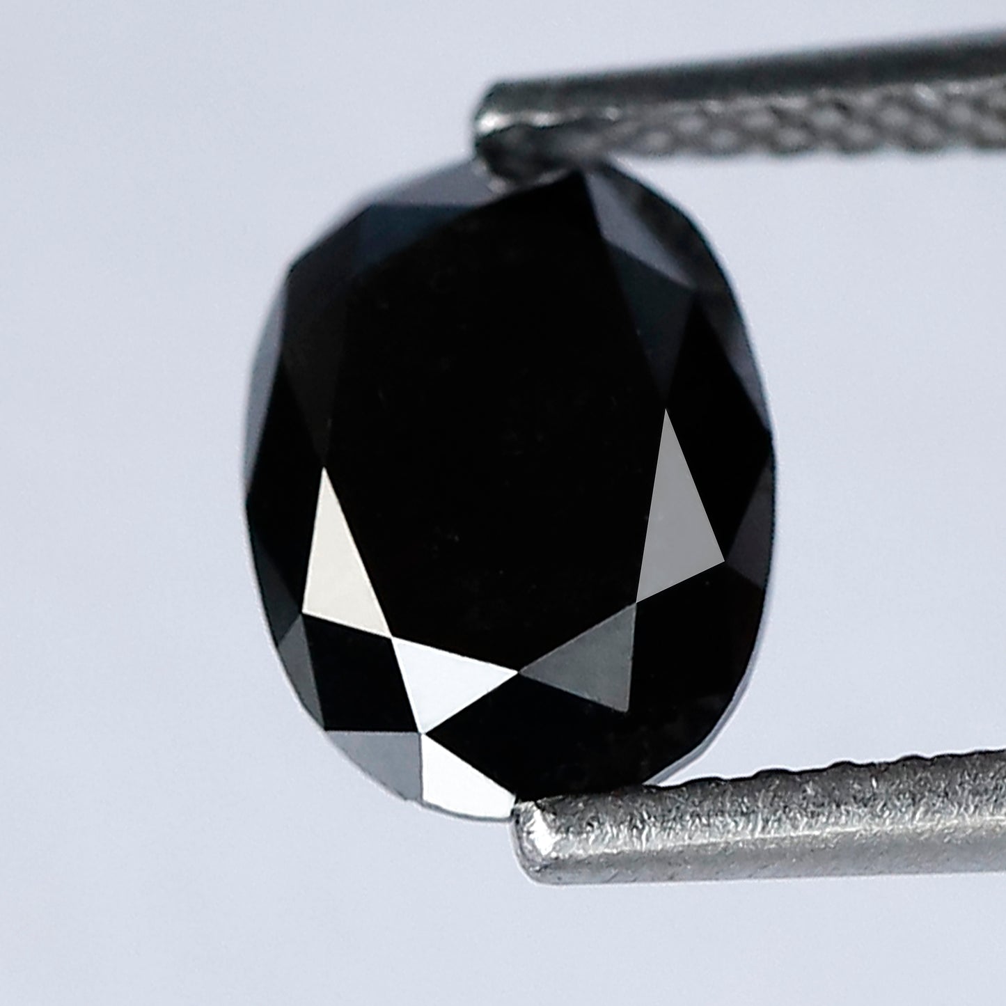 1.85 CT 8.40 MM Black Oval Shape Diamond Loose Diamond AAA Quality Diamond oval Black Diamonds
