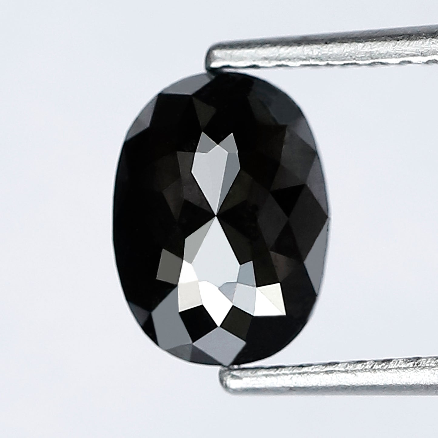 1.85 CT 8.40 MM Black Oval Shape Diamond Loose Diamond AAA Quality Diamond oval Black Diamonds