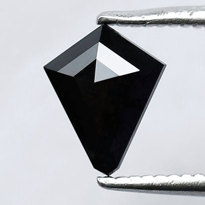 0.75 CT 7.50 MM Kite Shape Black Color Diamond AAA Quality Loose Diamond