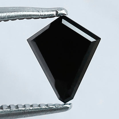 0.75 CT 7.50 MM Kite Shape Black Color Diamond AAA Quality Loose Diamond