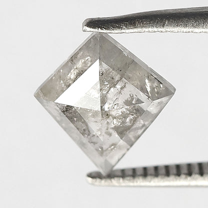 1.12 CT Kite Shape Translucent Loose Diamond, 9.30 x 8.00 mm Gray Black Salt and Pepper Diamond