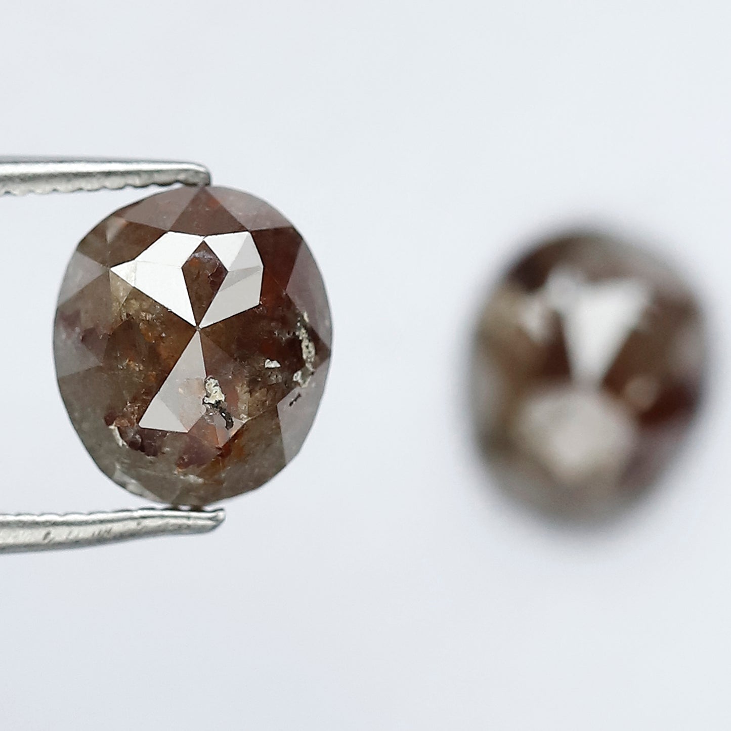 3.31 CT 8.50 MM Pair Of Oval Shape Diamond Pair of Rustic Diamond For Jewelry