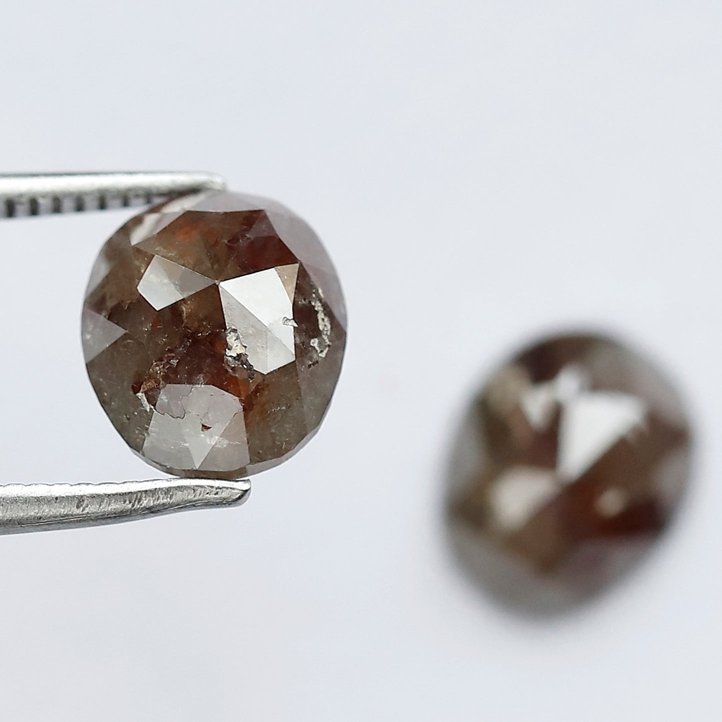 3.31 CT 8.50 MM Pair Of Oval Shape Diamond Pair of Rustic Diamond For Jewelry