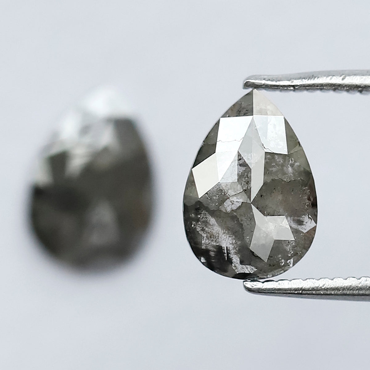 Pair Pear Shape Diamond 1.89 CT 9 MM Rustic Loose Natural Diamond For Jewelry