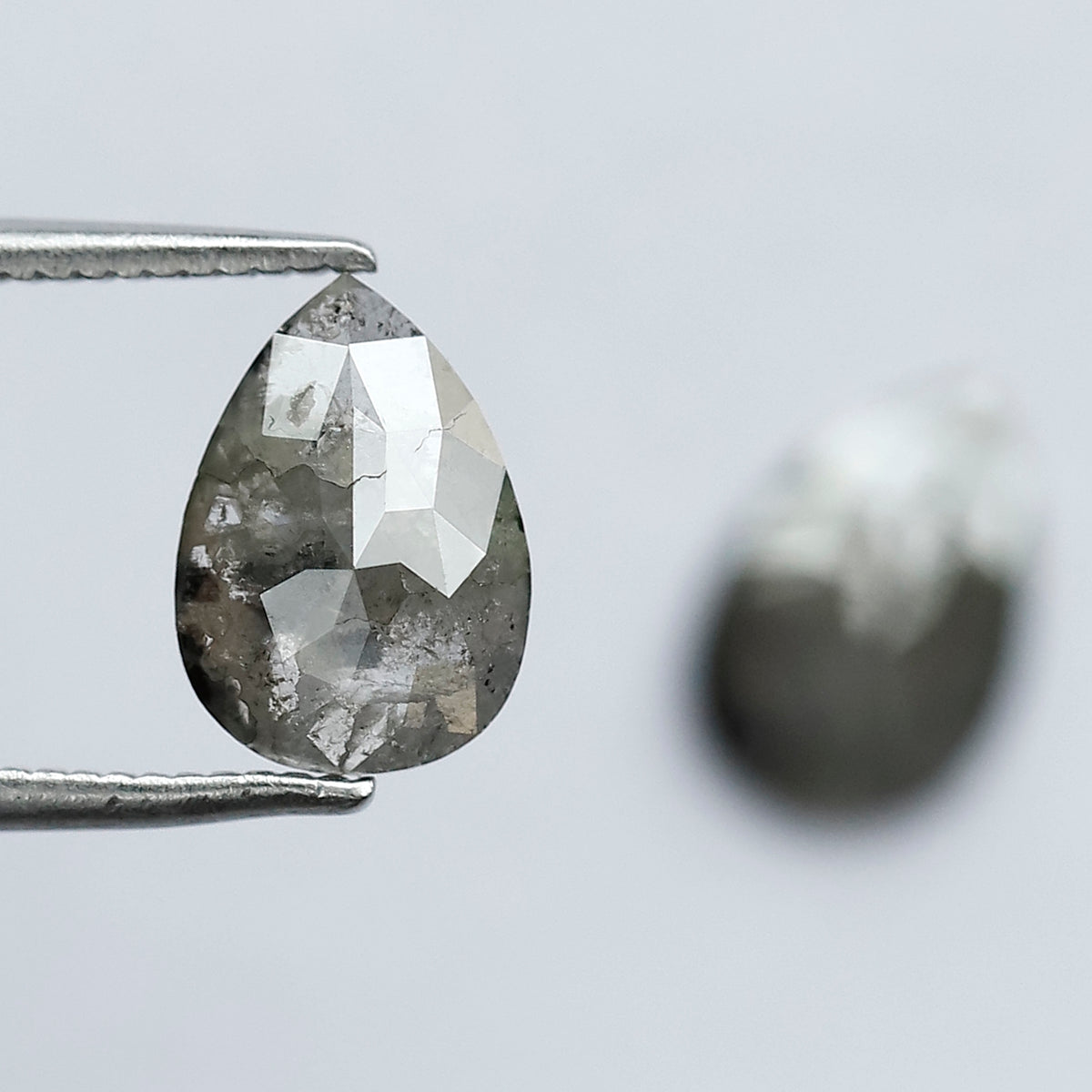 Pair Pear Shape Diamond 1.89 CT 9 MM Rustic Loose Natural Diamond For Jewelry