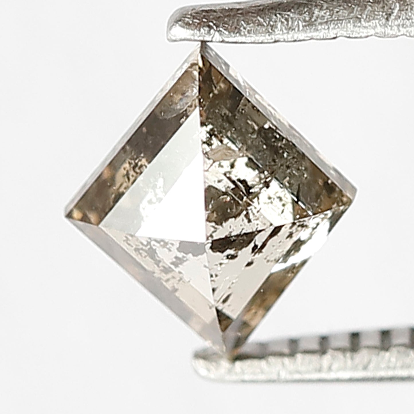 7 MM Long Kite Shape Diamond Loose Natural Fancy Brownish Black Color Diamond 0.70 CT Earth Mined Rustic Salt and Pepper Diamond