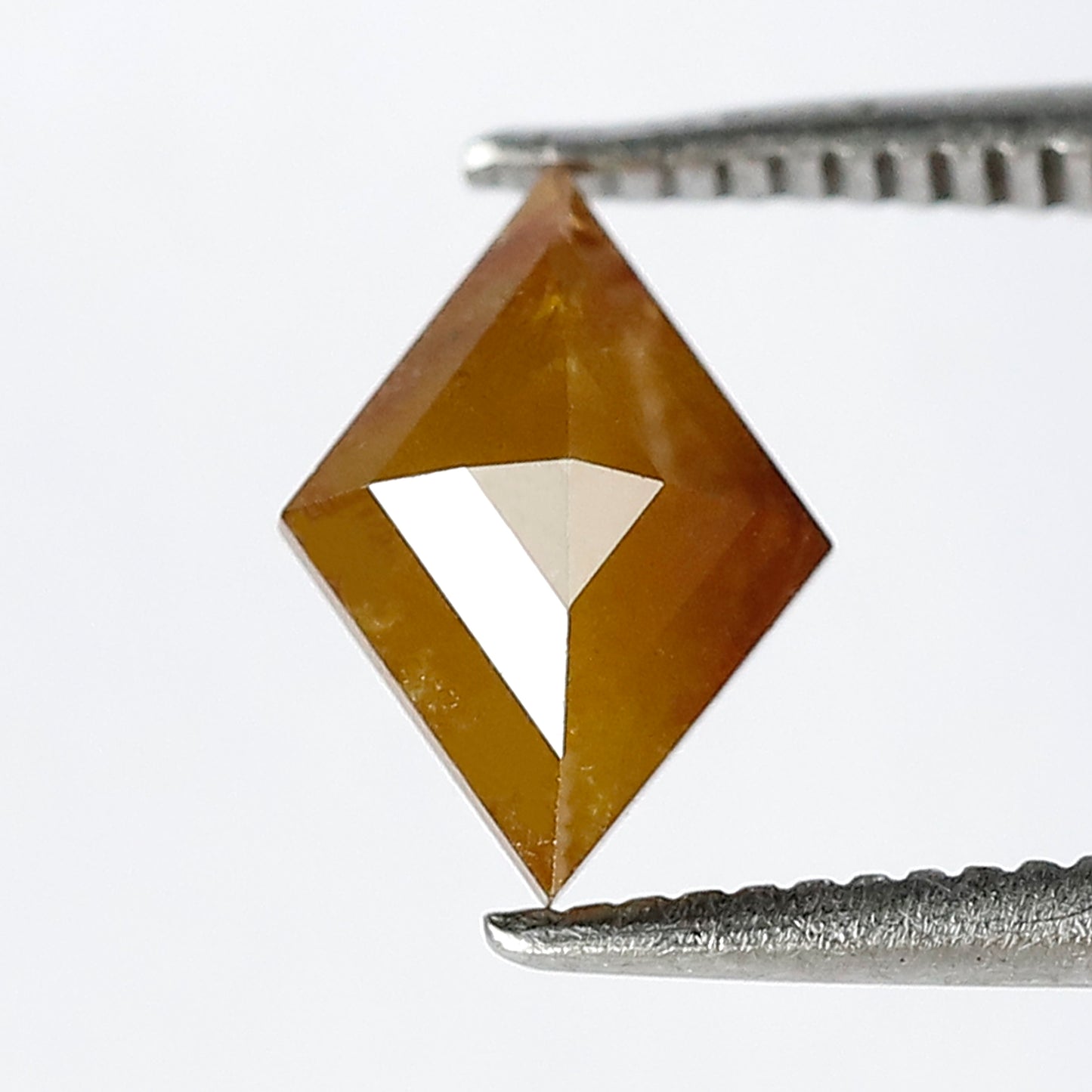 1.07 Ct Kite Shape Conflict Free Diamond | 9 x 6.4 mm Natural Yellowish Red Loose Diamond for Engagement Band