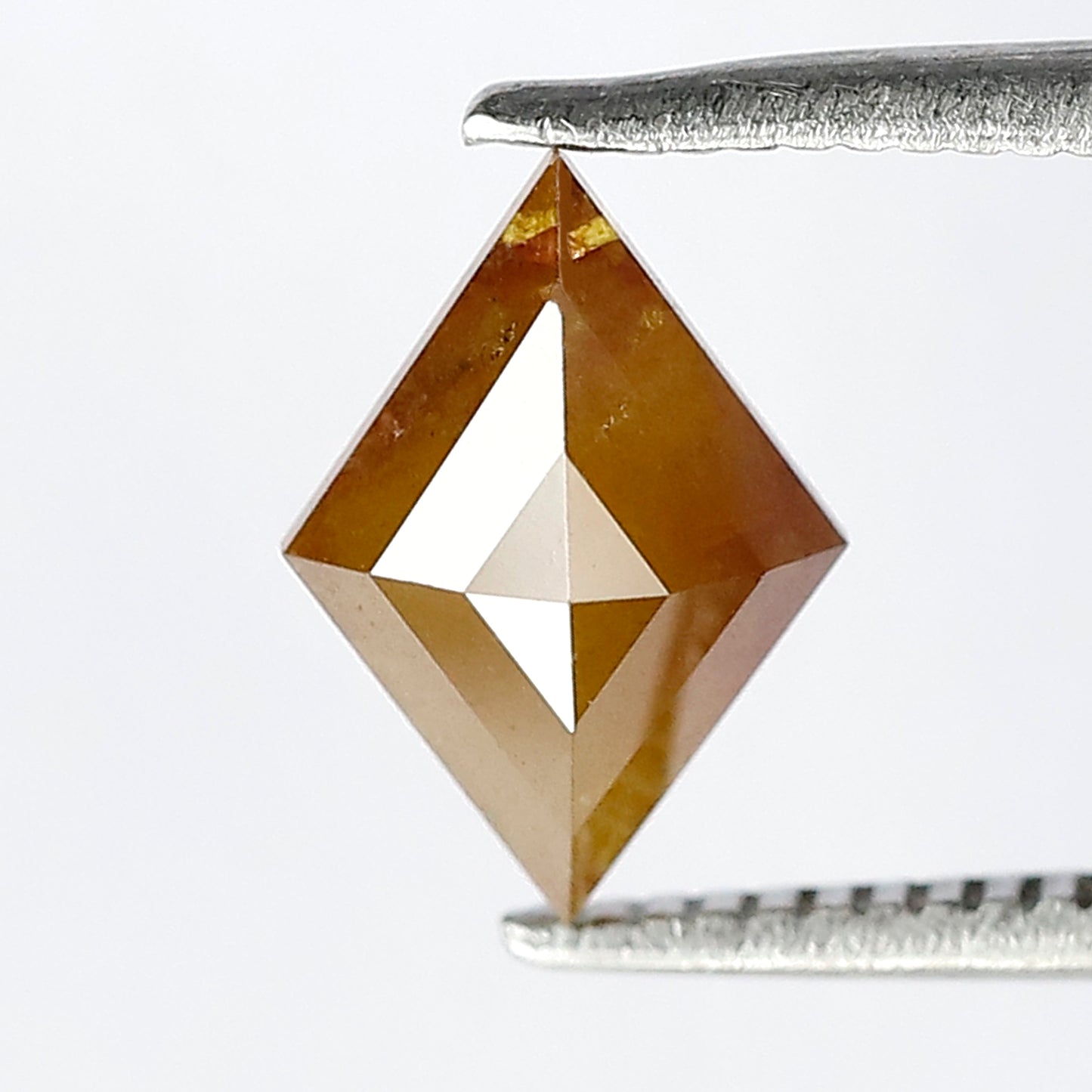 1.07 Ct Kite Shape Conflict Free Diamond | 9 x 6.4 mm Natural Yellowish Red Loose Diamond for Engagement Band