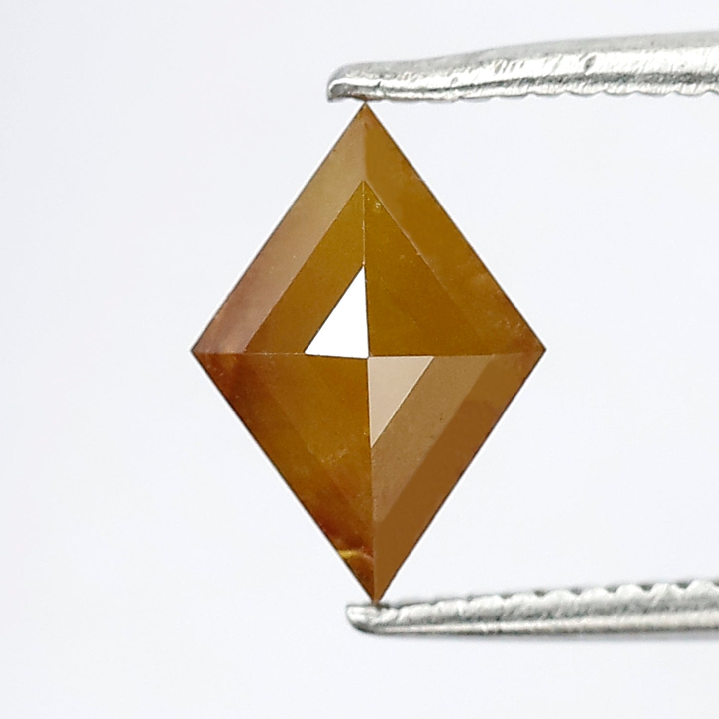1.07 Ct Kite Shape Conflict Free Diamond | 9 x 6.4 mm Natural Yellowish Red Loose Diamond for Engagement Band