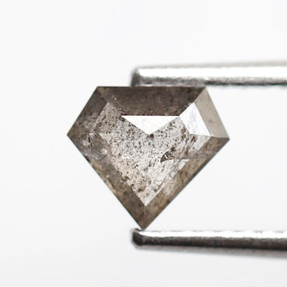 Pentagon Shape 0.55 Ct Salt & Pepper Diamond, Gray Black Natural Diamond, Ethical Loose Stone for Wedding Band