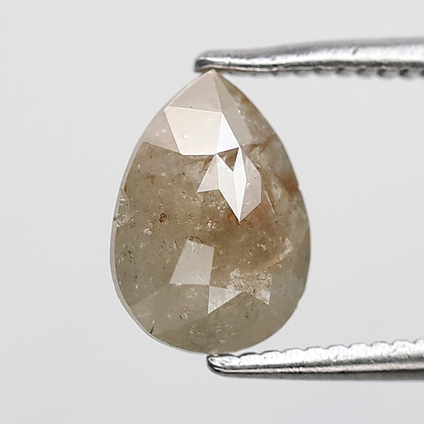 0.92 CT, 8.30 x 6.00 MM Pear Shape Rustic Loose Diamond, Natural Ethically Sourced Earth Mined Diamond