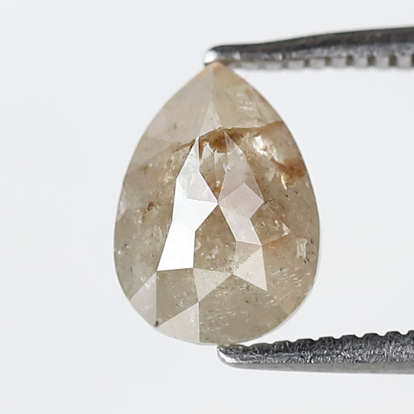 0.92 CT, 8.30 x 6.00 MM Pear Shape Rustic Loose Diamond, Natural Ethically Sourced Earth Mined Diamond
