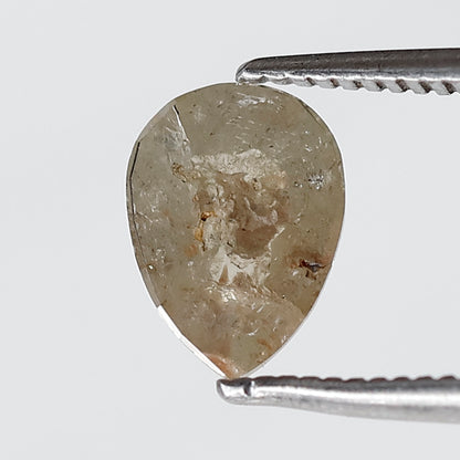 0.92 CT, 8.30 x 6.00 MM Pear Shape Rustic Loose Diamond, Natural Ethically Sourced Earth Mined Diamond