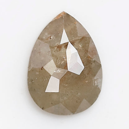 0.92 CT, 8.30 x 6.00 MM Pear Shape Rustic Loose Diamond, Natural Ethically Sourced Earth Mined Diamond