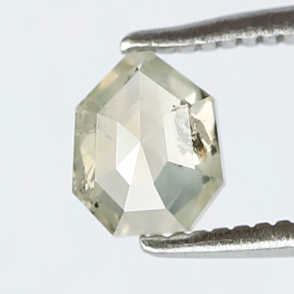 0.59 CT Shield cut Loose Earth Mined Diamond, Natural Salt and Pepper Ethical Diamond For Custom ring and Pendant