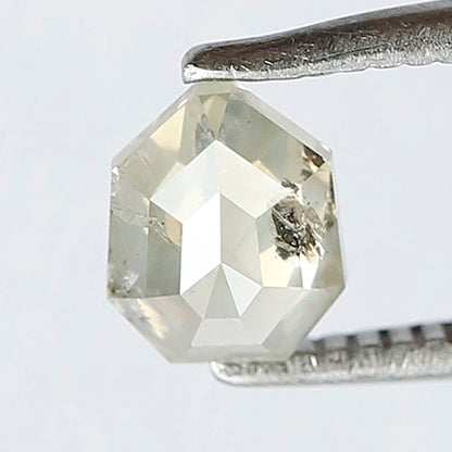 0.59 CT Shield cut Loose Earth Mined Diamond, Natural Salt and Pepper Ethical Diamond For Custom ring and Pendant