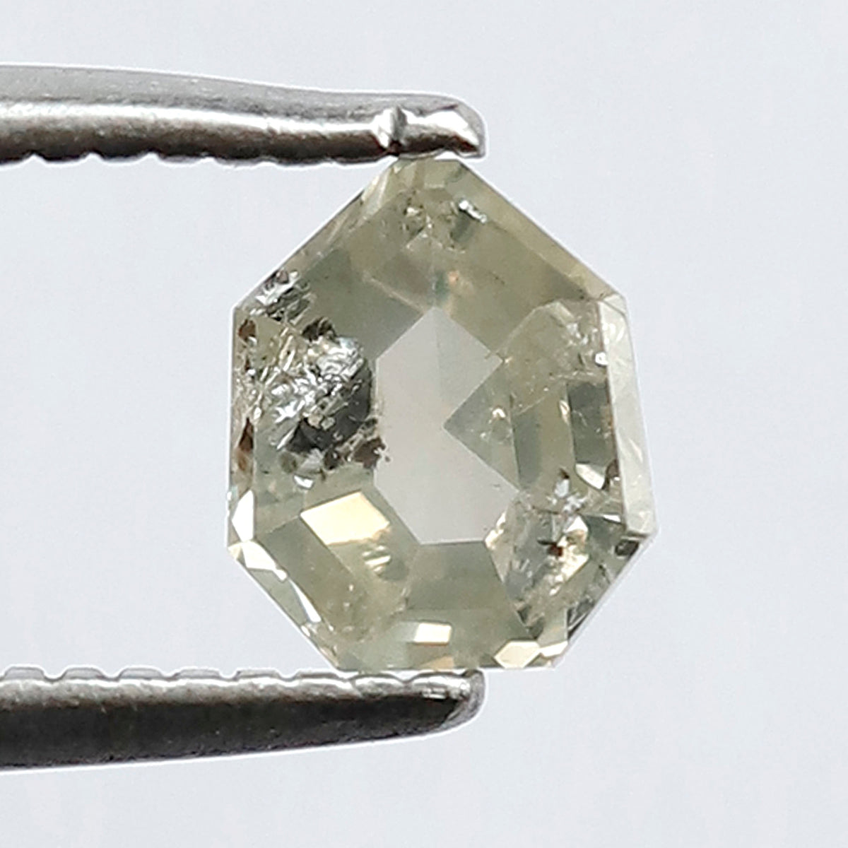 0.59 CT Shield cut Loose Earth Mined Diamond, Natural Salt and Pepper Ethical Diamond For Custom ring and Pendant