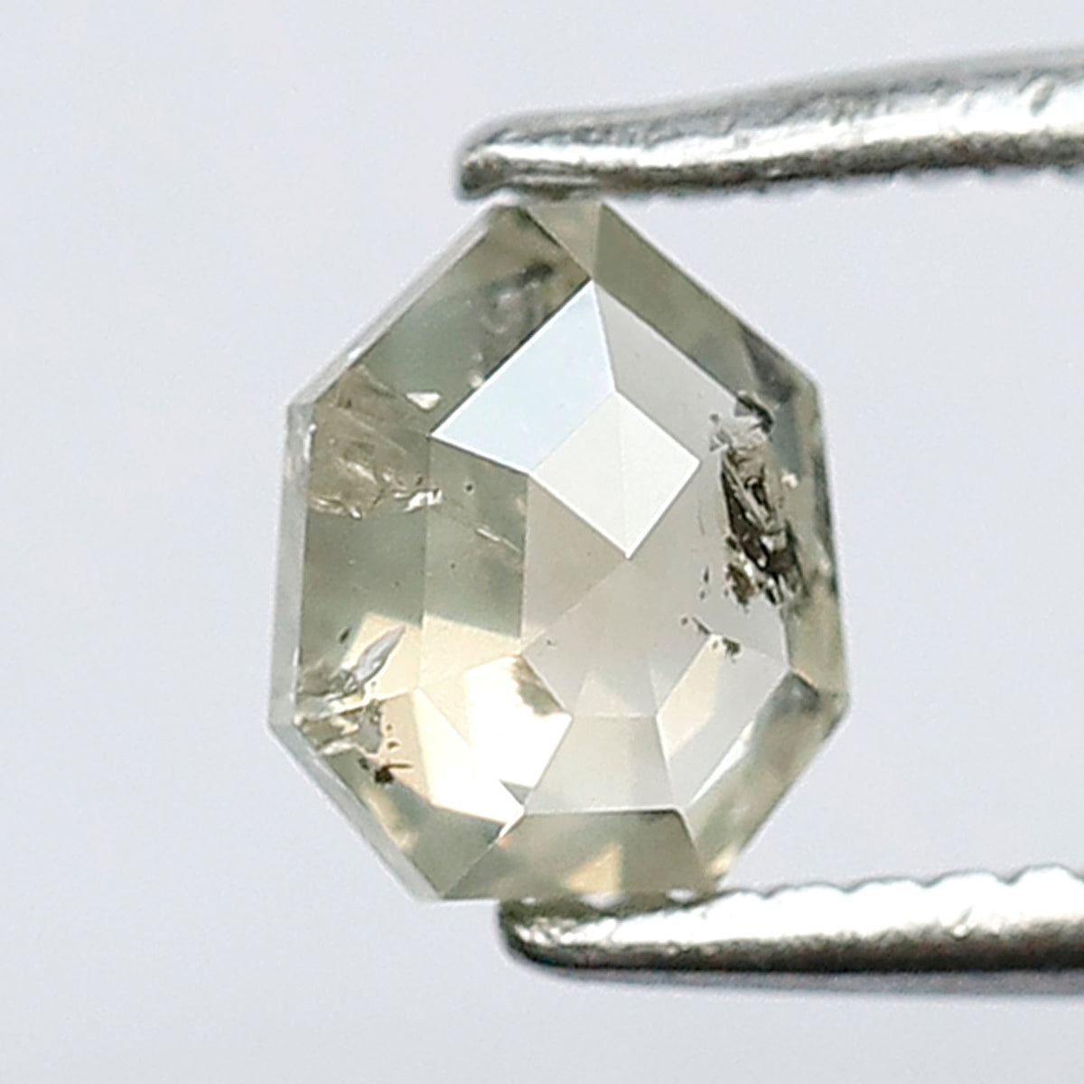 0.59 CT Shield cut Loose Earth Mined Diamond, Natural Salt and Pepper Ethical Diamond For Custom ring and Pendant