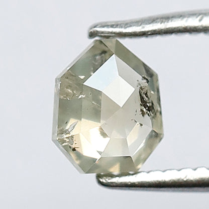 0.59 CT Shield cut Loose Earth Mined Diamond, Natural Salt and Pepper Ethical Diamond For Custom ring and Pendant