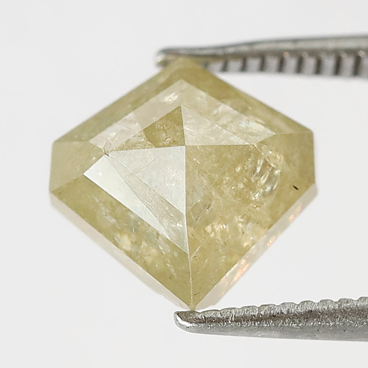 Geometric cut Loose Rustic Diamond 2.19 CT | Natural Yellow Ethical Earth Mined Diamond for Engagement Ring
