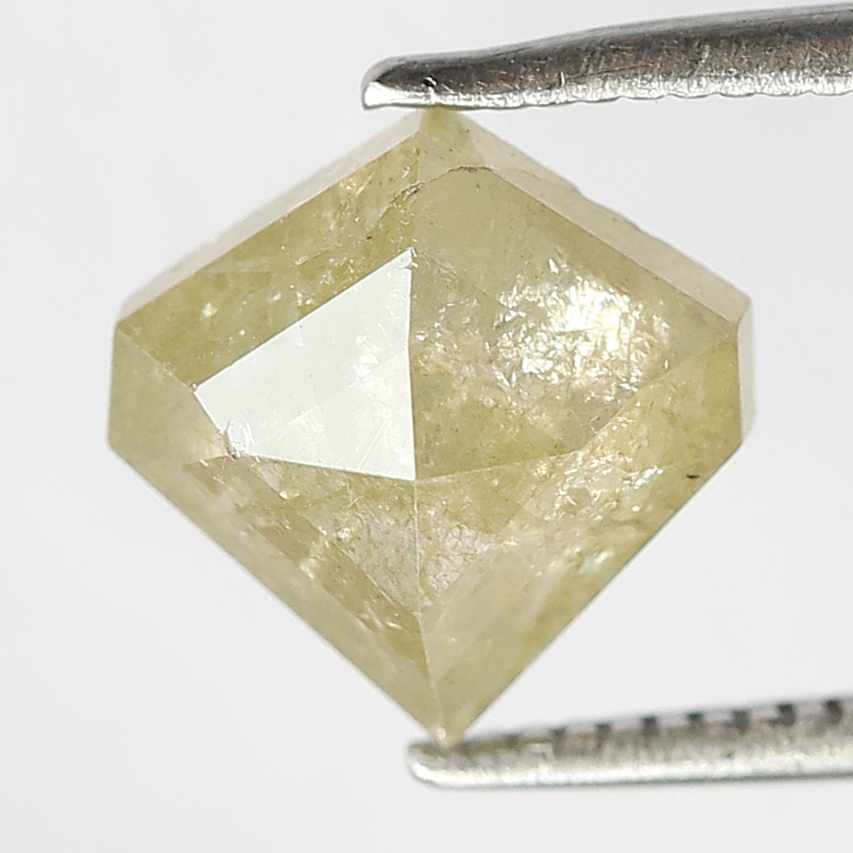 Geometric cut Loose Rustic Diamond 2.19 CT | Natural Yellow Ethical Earth Mined Diamond for Engagement Ring