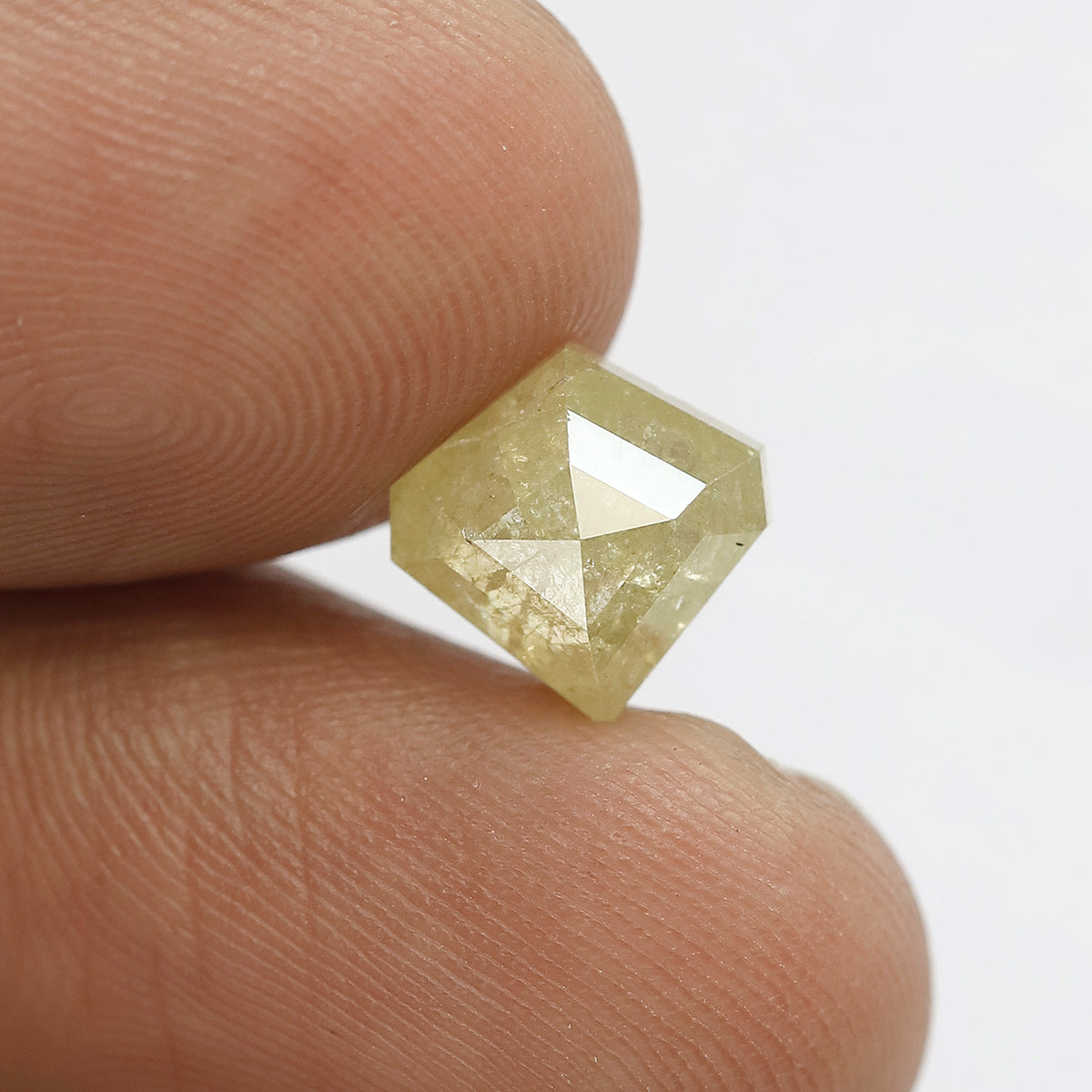 Geometric cut Loose Rustic Diamond 2.19 CT | Natural Yellow Ethical Earth Mined Diamond for Engagement Ring