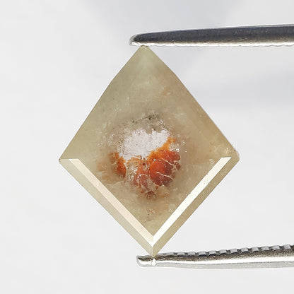 2.06 CT Kite Shape Rustic Diamond | Yellowish Red Natural Earth Mined Loose Diamond for Wedding Band & Pendant