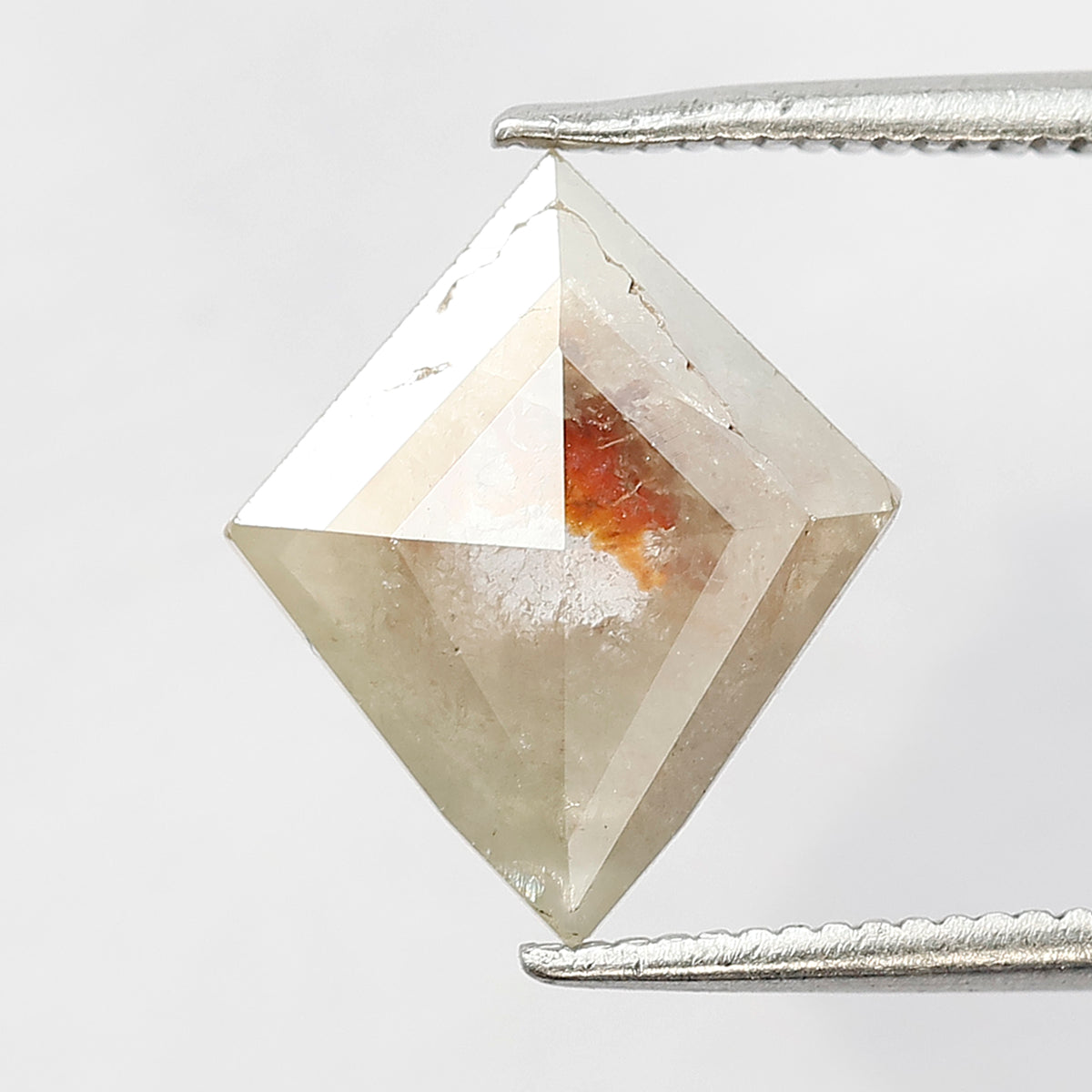 2.06 CT Kite Shape Rustic Diamond | Yellowish Red Natural Earth Mined Loose Diamond for Wedding Band & Pendant
