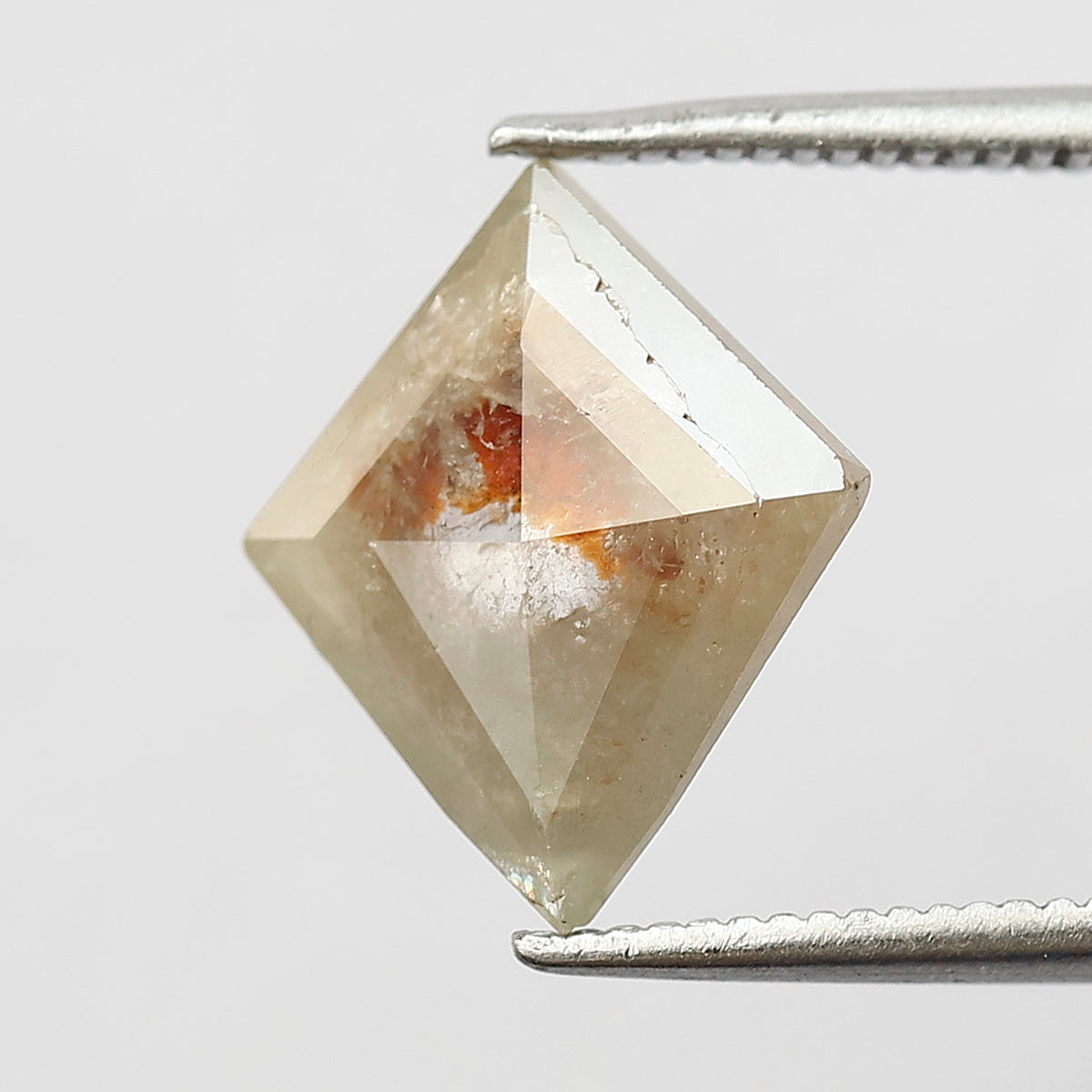 2.06 CT Kite Shape Rustic Diamond | Yellowish Red Natural Earth Mined Loose Diamond for Wedding Band & Pendant