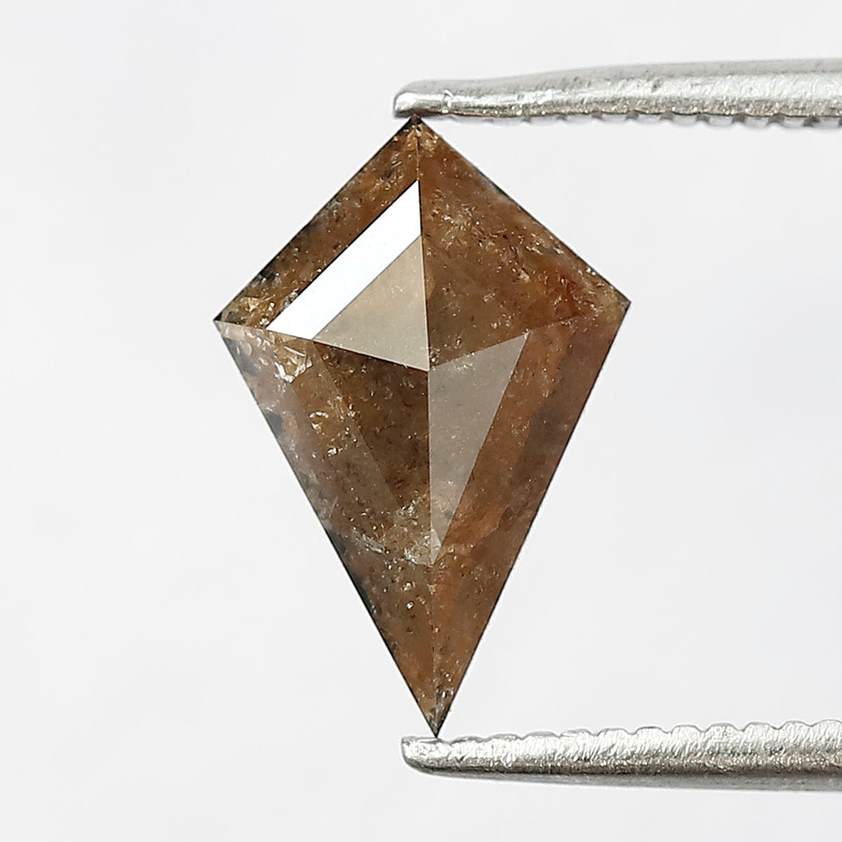 1.08 Carat Kite Shape Loose Rustic Diamond | Natural Brownish Gray Earth Mined Diamond for Pendant & Wedding Band