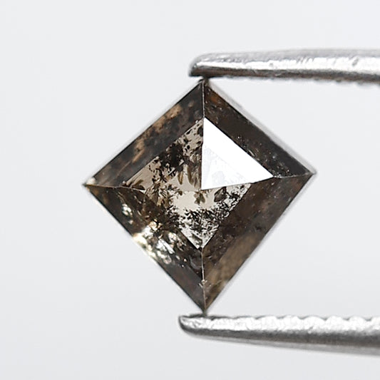Natural 0.91 CT Champagne Kite Cut Diamond, Salt and Pepper Loose Diamond, Conflict Free Jewelry Stone for Pendant