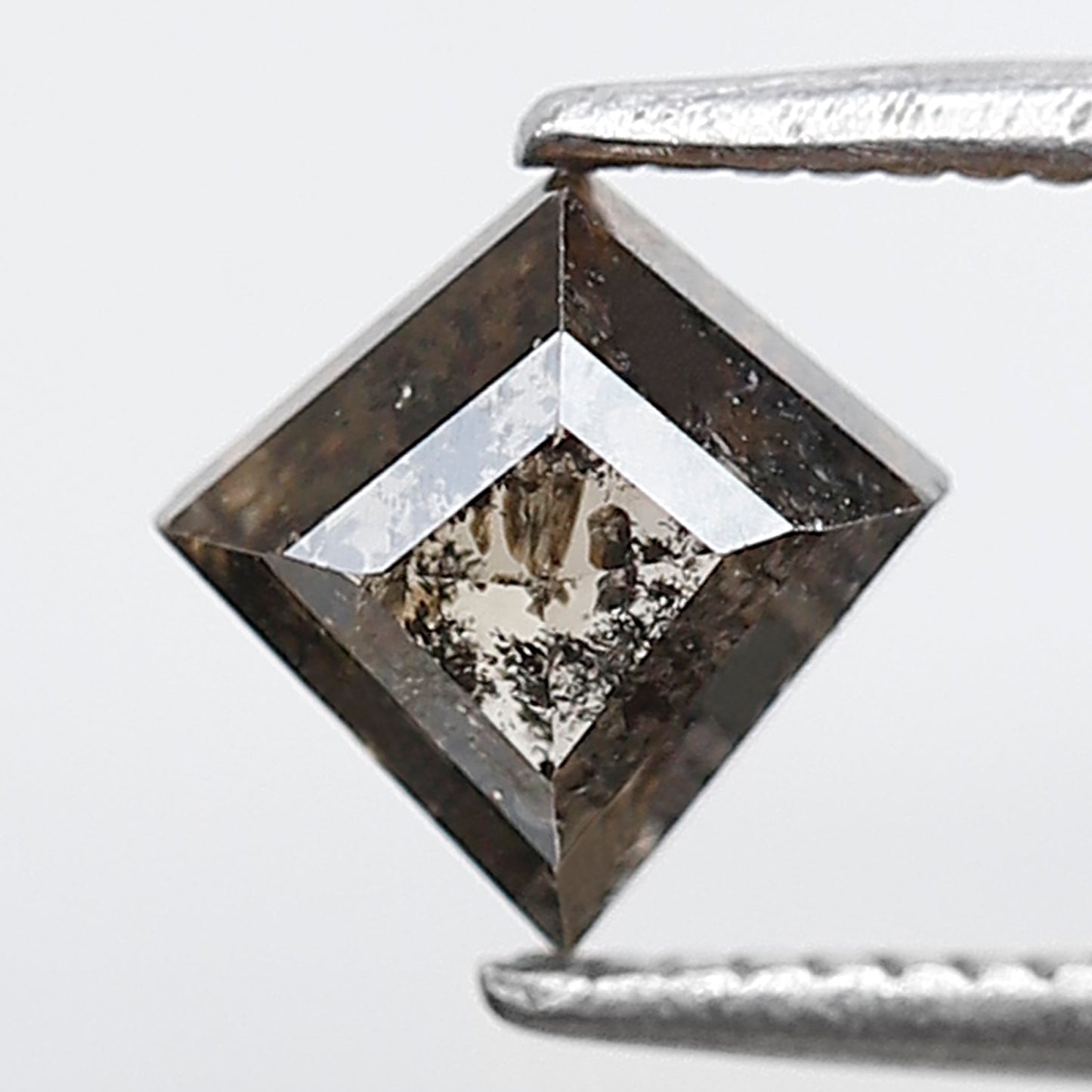 Natural 0.91 CT Champagne Kite Cut Diamond, Salt and Pepper Loose Diamond, Conflict Free Jewelry Stone for Pendant