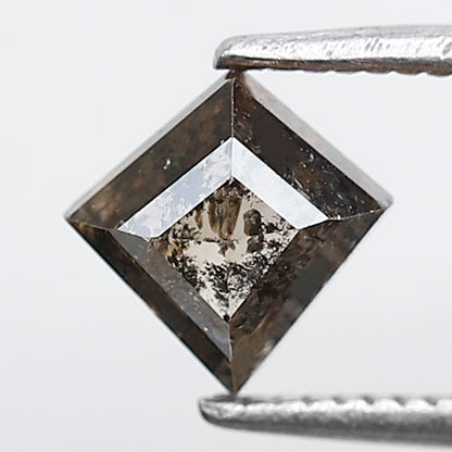 Natural 0.91 CT Champagne Kite Cut Diamond, Salt and Pepper Loose Diamond, Conflict Free Jewelry Stone for Pendant