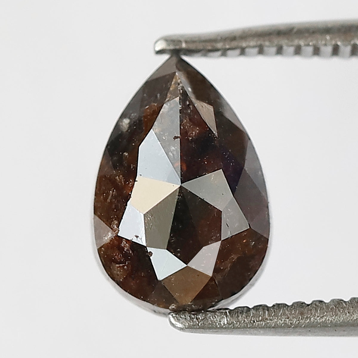 1.81 Carat Pear Shape Loose Rustic Diamond | Natural Red Ethical Earth Mined Diamond for Anniversary Ring