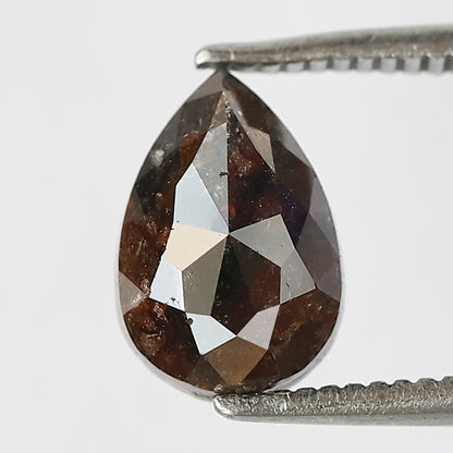 1.81 Carat Pear Shape Loose Rustic Diamond | Natural Red Ethical Earth Mined Diamond for Anniversary Ring