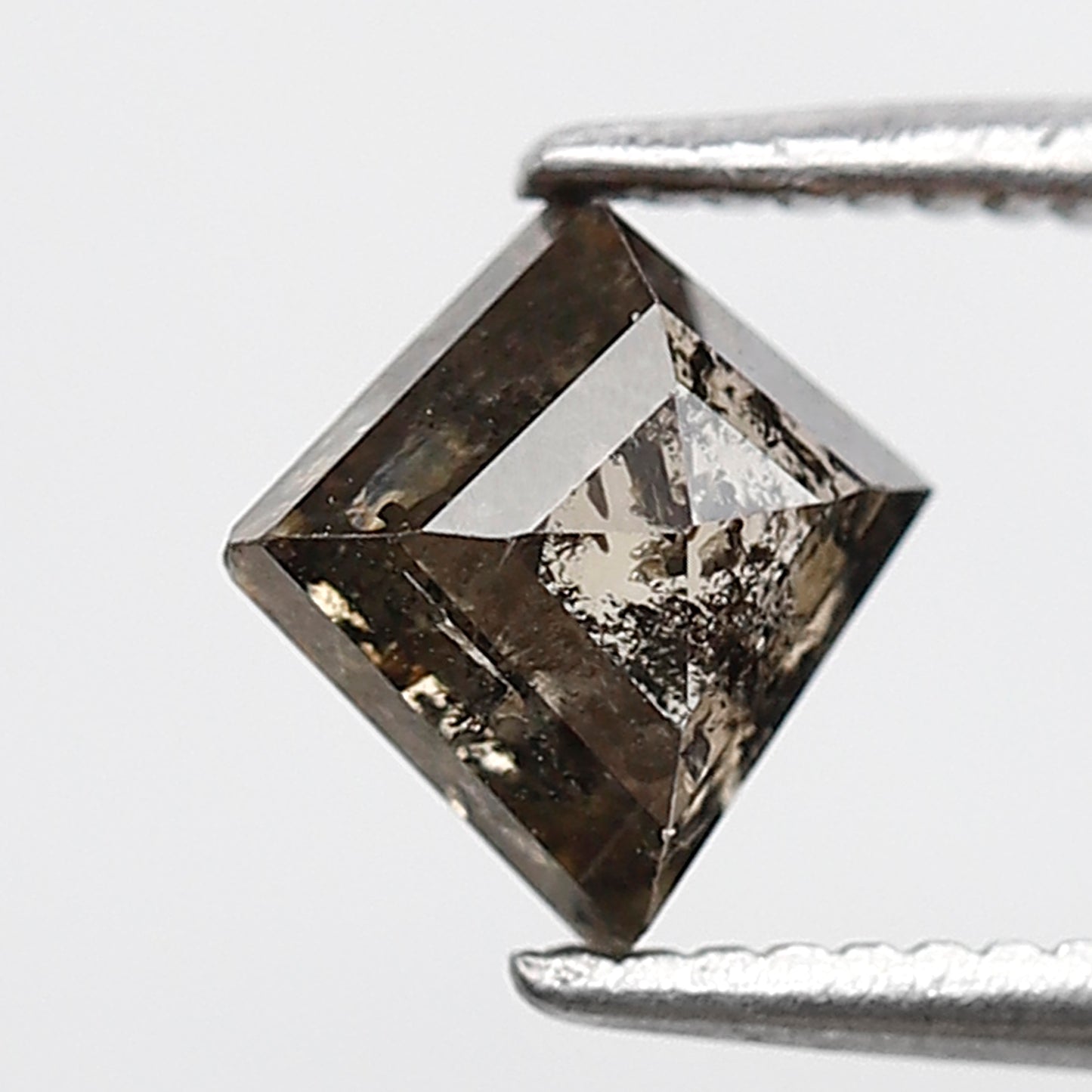 Natural 0.91 CT Champagne Kite Cut Diamond, Salt and Pepper Loose Diamond, Conflict Free Jewelry Stone for Pendant