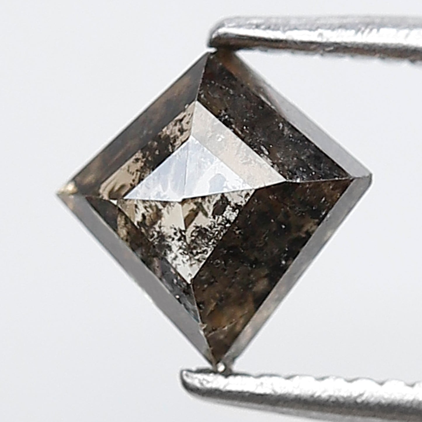 Natural 0.91 CT Champagne Kite Cut Diamond, Salt and Pepper Loose Diamond, Conflict Free Jewelry Stone for Pendant
