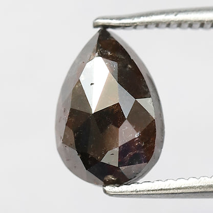 1.81 Carat Pear Shape Loose Rustic Diamond | Natural Red Ethical Earth Mined Diamond for Anniversary Ring