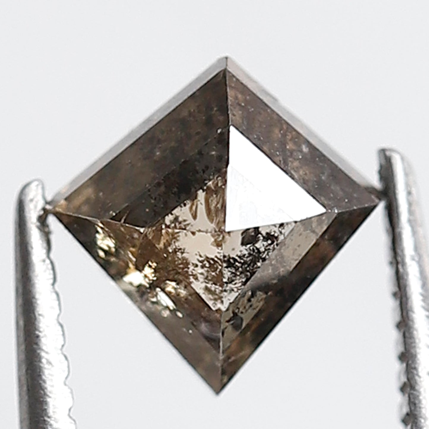 Natural 0.91 CT Champagne Kite Cut Diamond, Salt and Pepper Loose Diamond, Conflict Free Jewelry Stone for Pendant