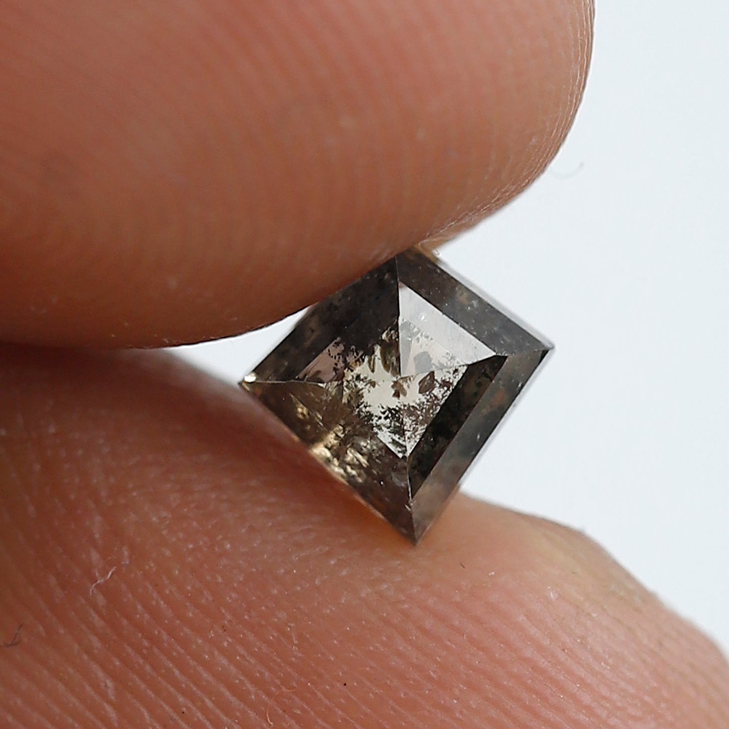 Natural 0.91 CT Champagne Kite Cut Diamond, Salt and Pepper Loose Diamond, Conflict Free Jewelry Stone for Pendant