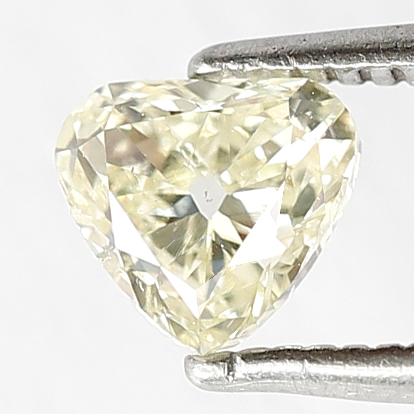0.78 CT Heart Shape Diamond Loose Natural Fancy Yellow Color Diamond Perfect 5.4 MM SI Clarity Old Mine Cut Diamond Proposal Ring